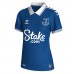 Everton Michael Keane #5 Hjemmedrakt Dame 2023-24 Kortermet